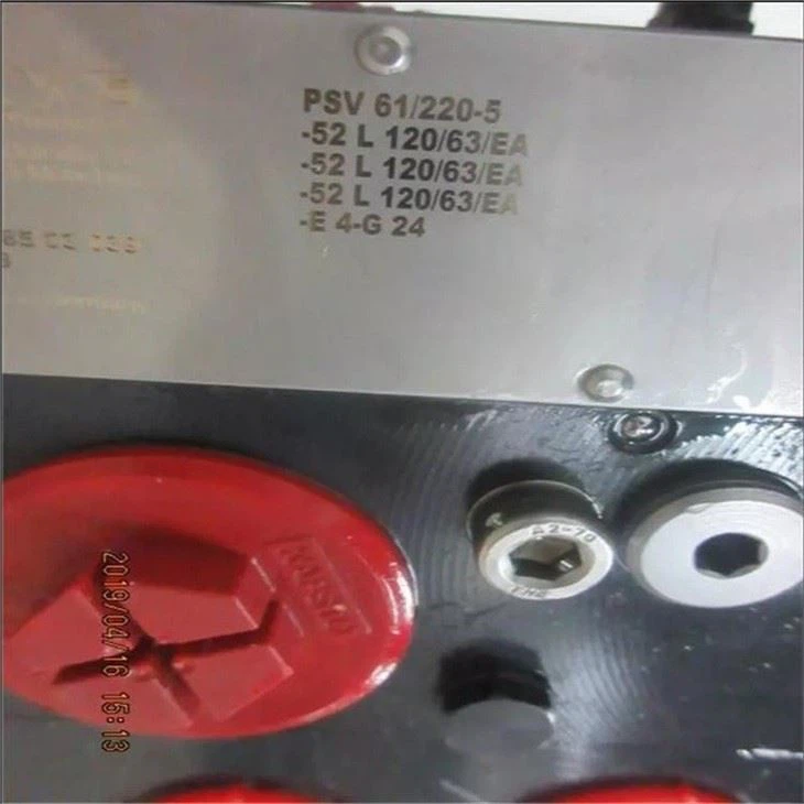 Hydraulic Directional Control Valves For Harvester Hot Sale 2P80 3P80 4P80 5P80 P80 5 Spools 40LPM