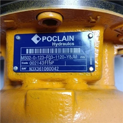 POCLAIN Hydraulic Piston Motor MS Series MS125-0-1BK-R83-6DL1-Y267EJ Hydraulic Motor